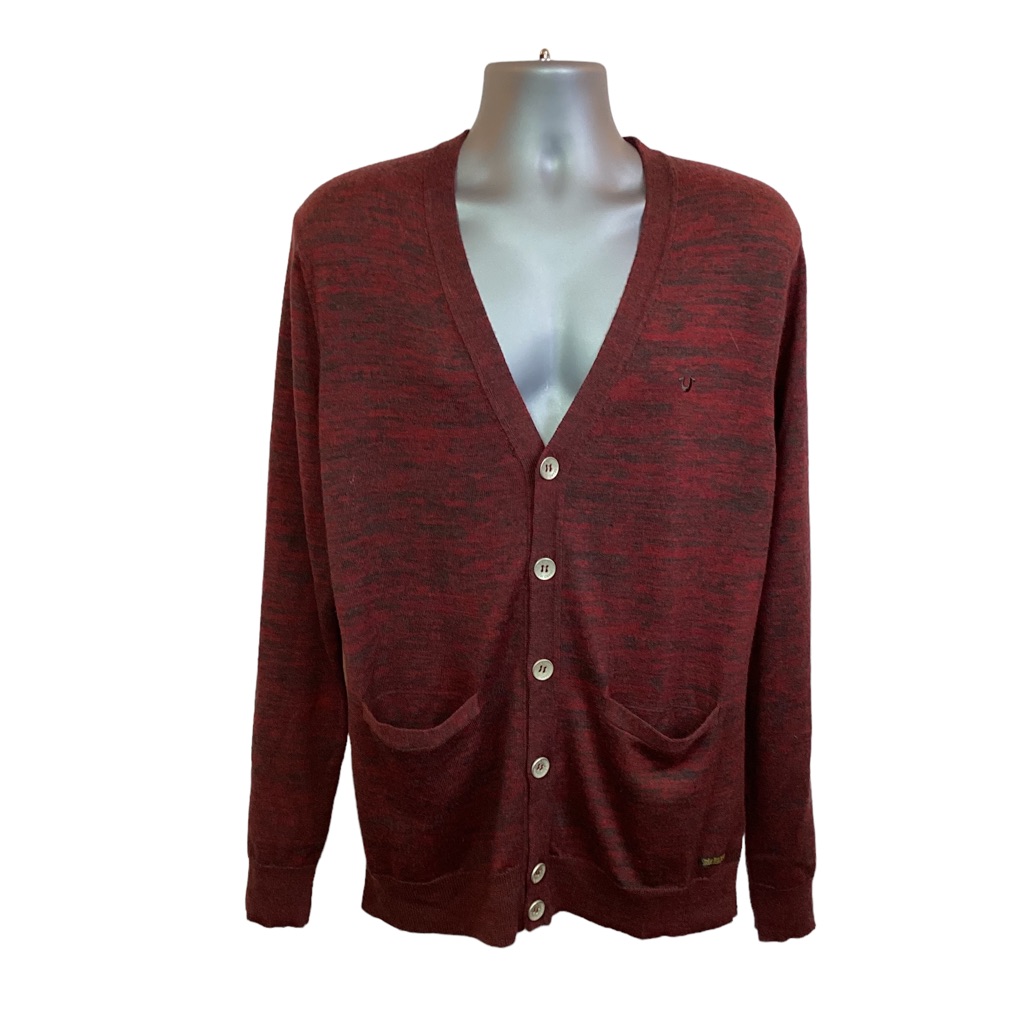 True Religion Wool Cardigan Button
